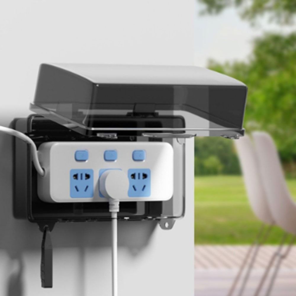 Outdoor Power Strip - Wytrzymała Plastikowa Skrzynka na Wtyczki Wodoodporna