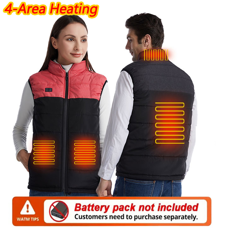 Outdoor Powersports - Zimowa kamizelka grzewcza unisex z wysokim