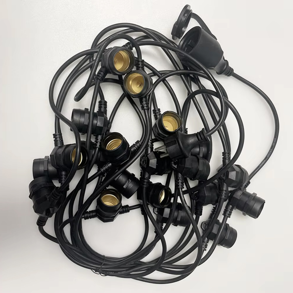 Outdoor Power Socket - 10M Kabel LED, komercyjna jakość, wodoodporny,