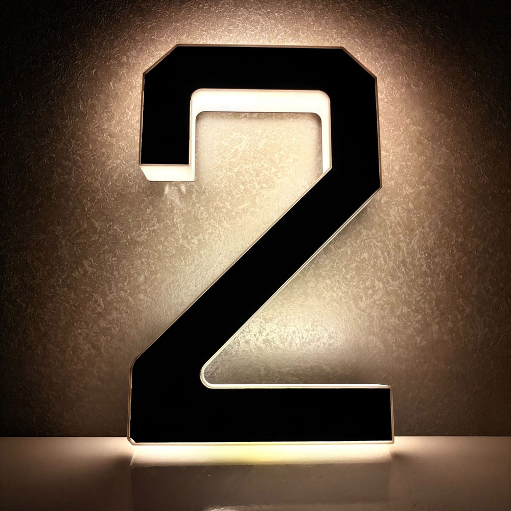 Outdoor Power Number - 12CM Solarna lampka z numerem domu