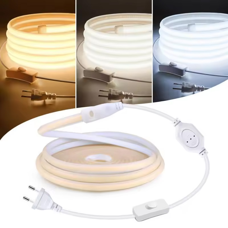 Outdoor Power Strip - Taśma LED COB 110V 220V Super