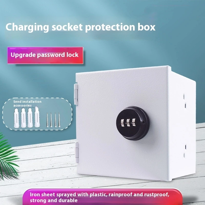 Outdoor Power Socket With Lock - Zewnętrzna Elektryczna Wodoodporna Skrzynka z Gniazdem