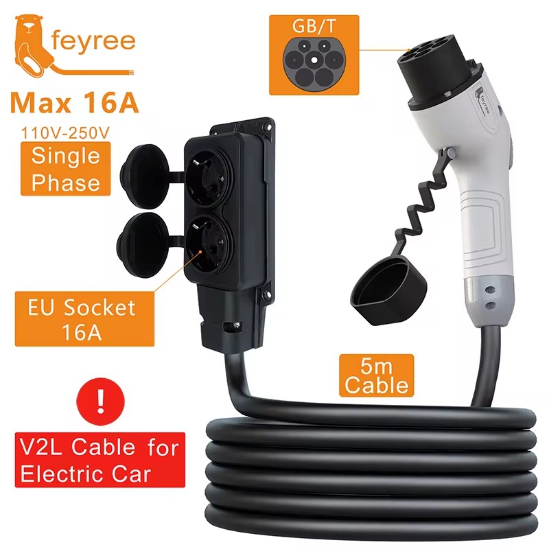 Outdoor Power Socket - Kabel rozładowujący Feyree V2L, wtyczka do