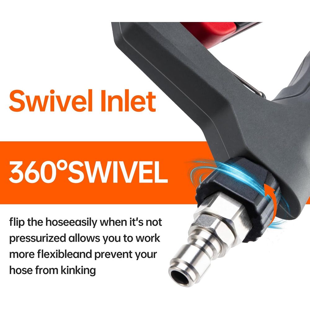 Pistolet do mycia z przegubem, – Power Washer Gun Replacement recenzja i cena