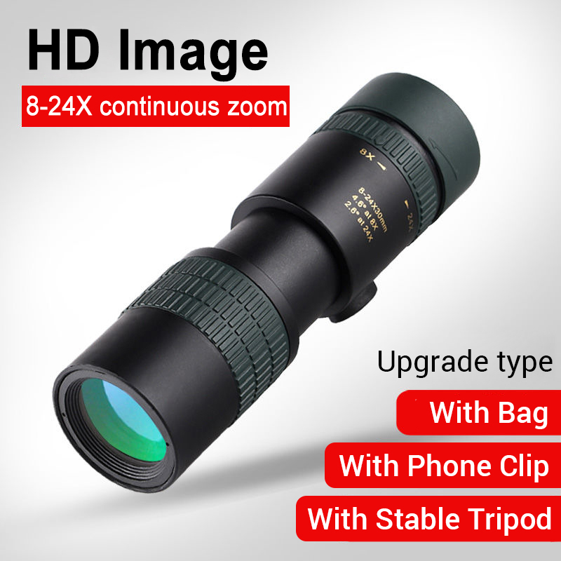 Potężne monokulary 8-24X30 HD  – Quality Outdoor Power recenzja i cena