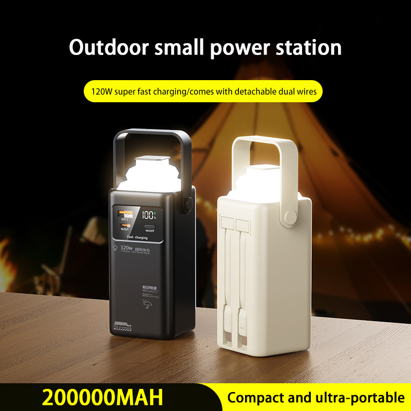 Powerbank 120W 200000mAh Duża  – Outdoor Power Adapter Usb C recenzja i cena