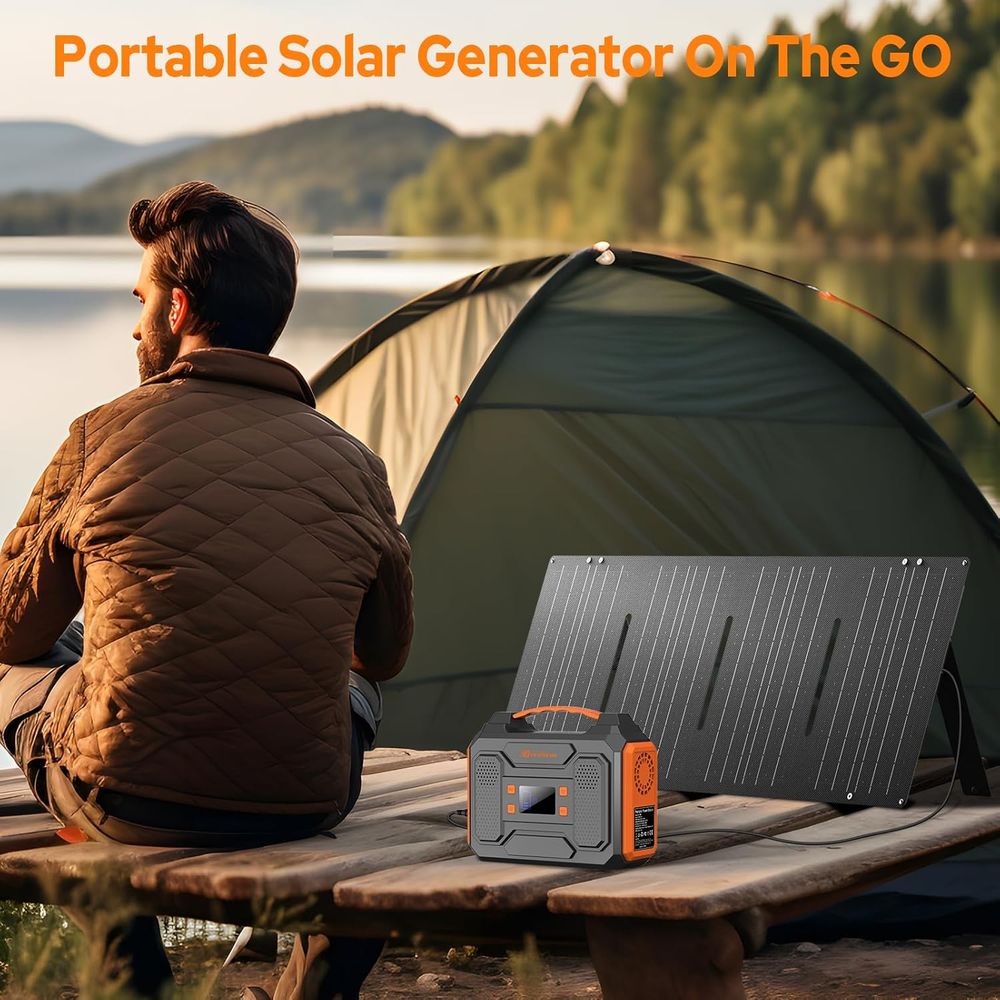 Generator słoneczny 300W, prze – Outdoor Power Bank With Ac Outlet recenzja i cena