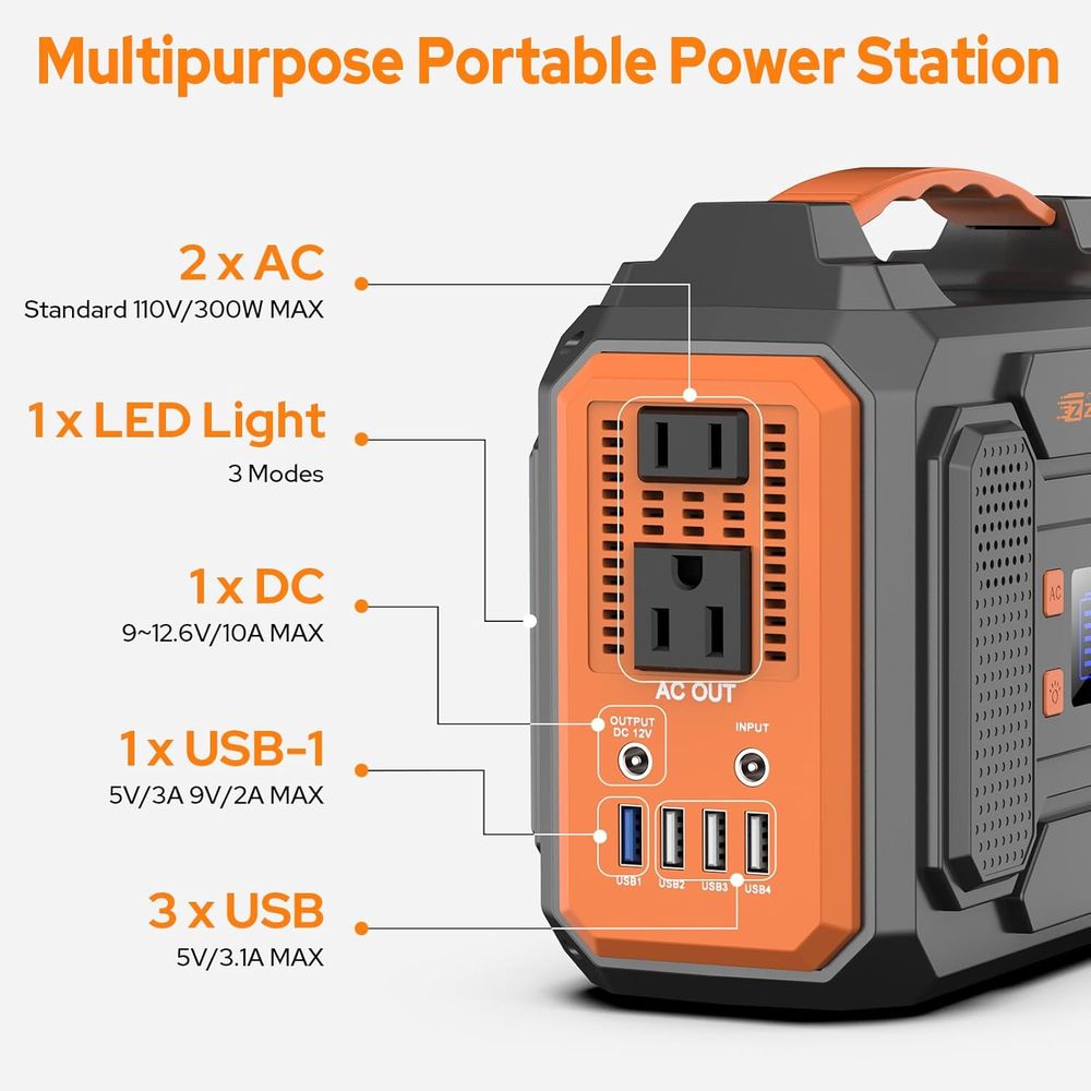 Generator słoneczny 300W, prze – Outdoor Power Bank With Ac Outlet recenzja i cena