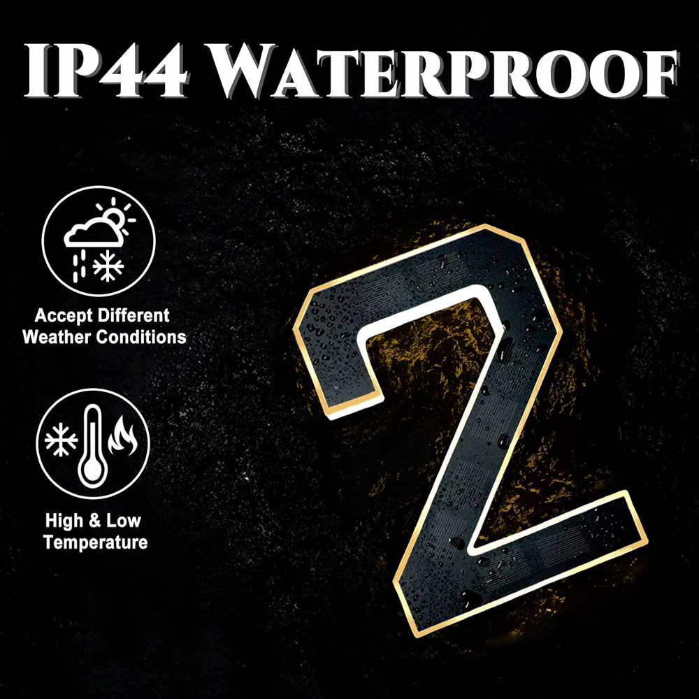 12CM Solarna lampka z numerem  – Outdoor Power Number recenzja i cena