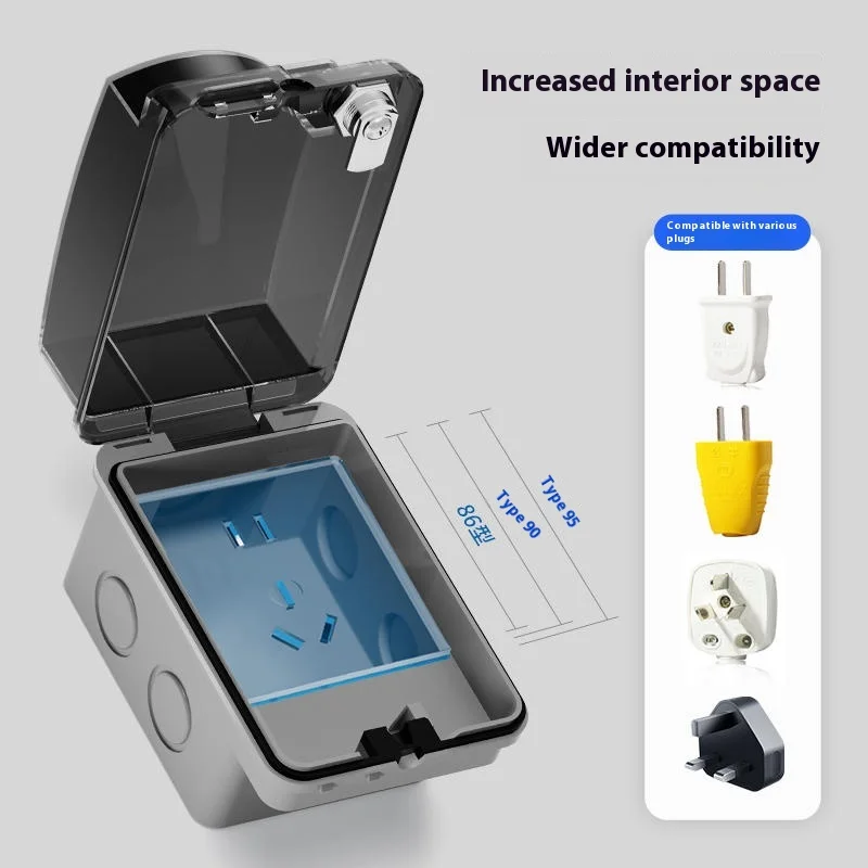 Zewnętrzna obudowa na zewnątrz – Outdoor Power Socket With Lock recenzja i cena