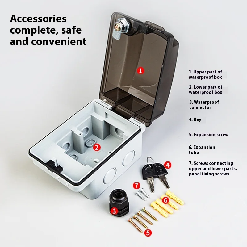 Zewnętrzna obudowa na zewnątrz – Outdoor Power Socket With Lock recenzja i cena