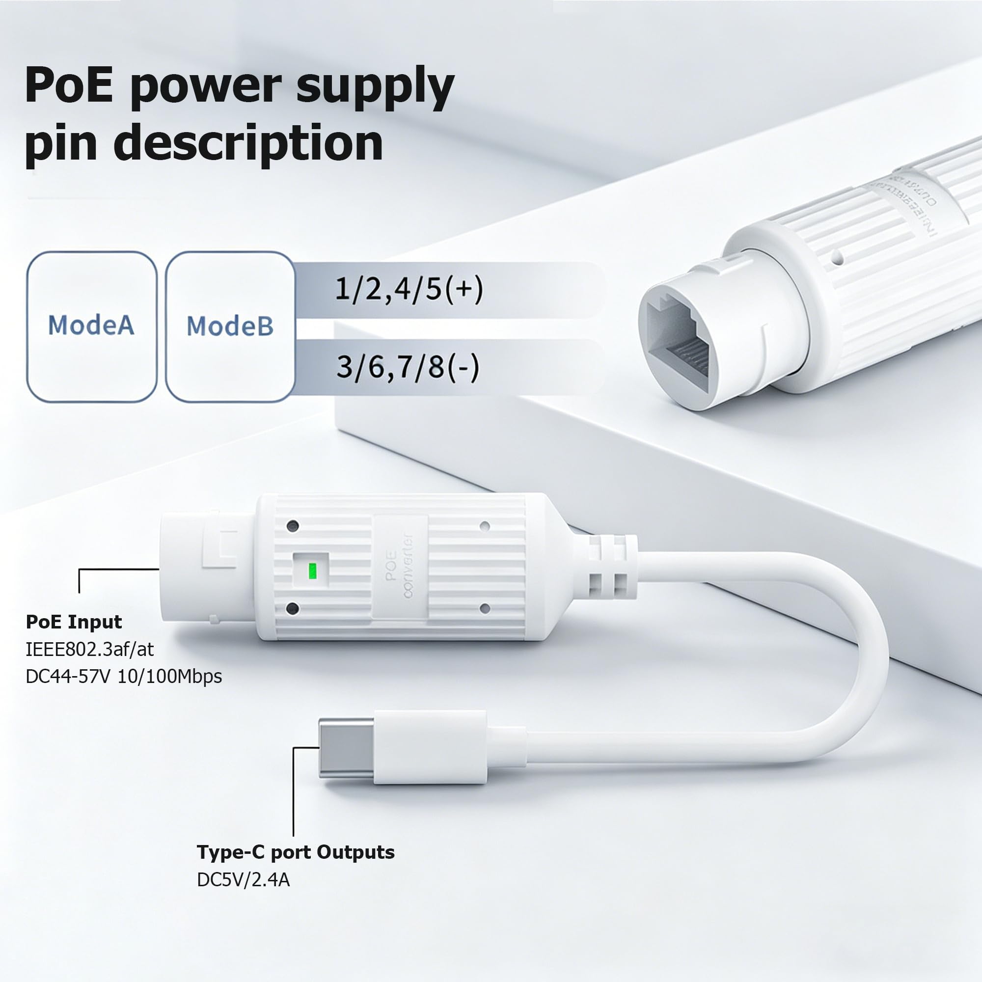 Konwerter zasilania POE na USB – Outdoor Power Adapter Usb C recenzja i cena