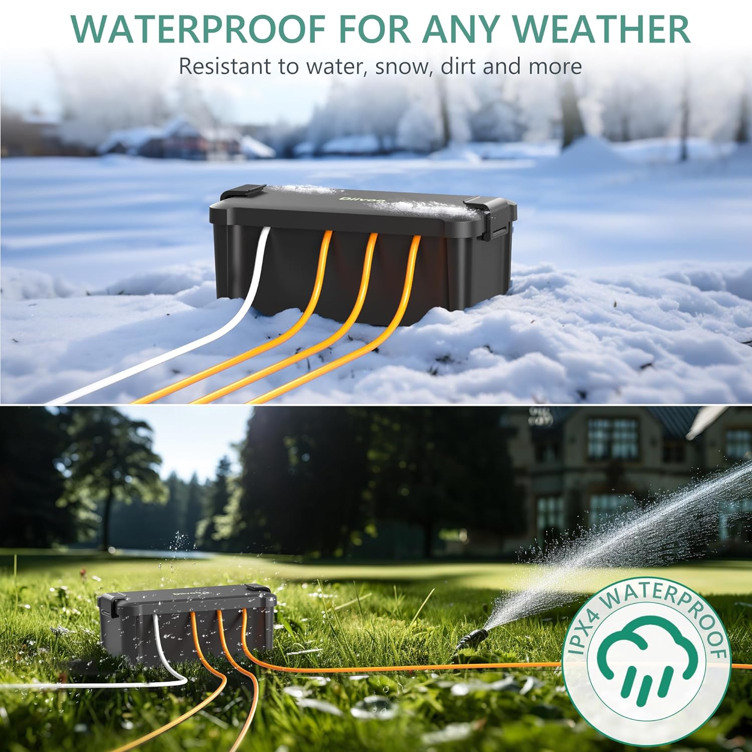 Diivoo Zewnętrzna wodoodporna  – Outdoor Power Socket recenzja i cena