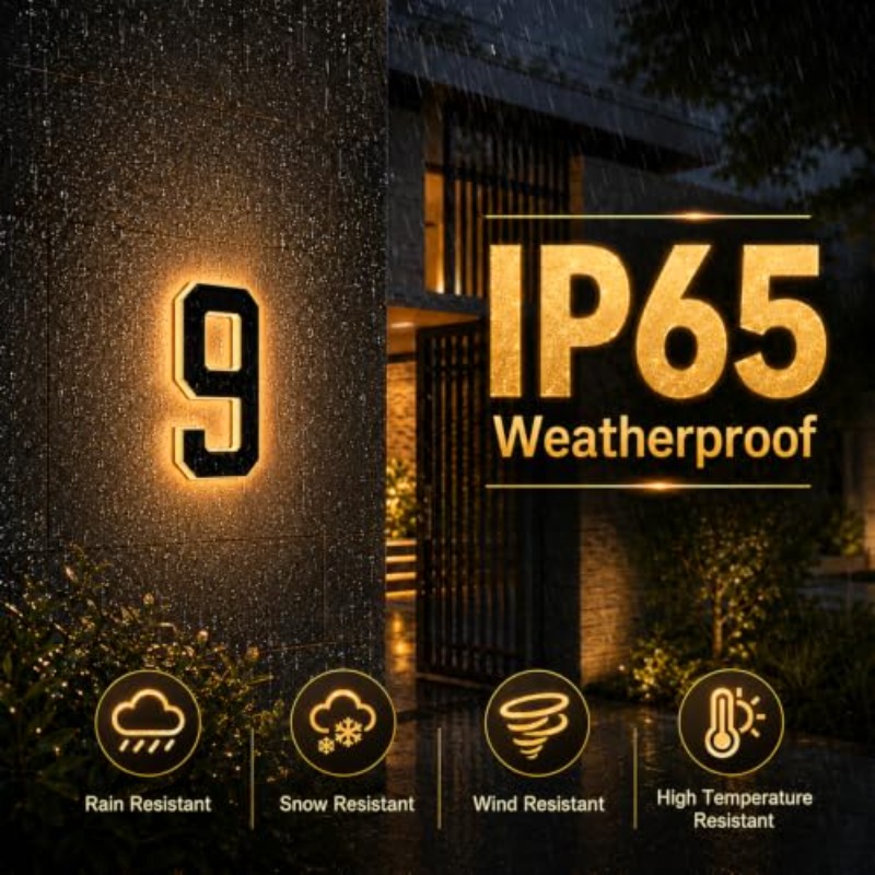 Solarna lampka LED do oświetle – Outdoor Power Number recenzja i cena
