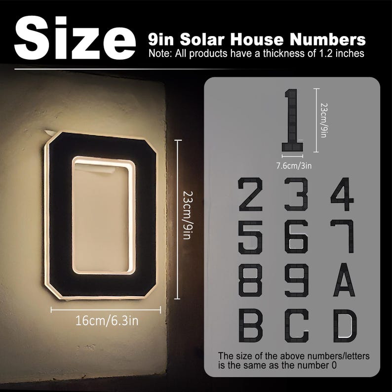Solarna tabliczka z numerem do – Outdoor Power Number recenzja i cena