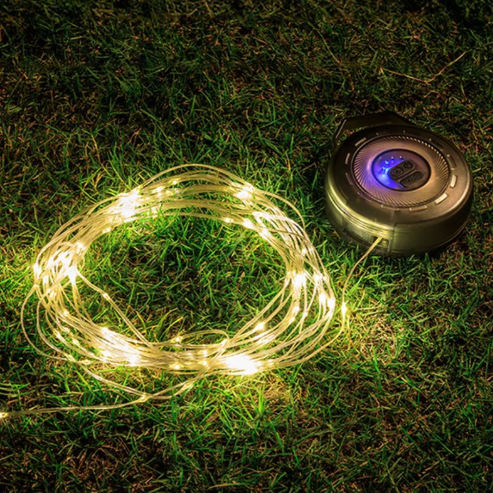 Lampa LED do namiotu, lampki L – Outdoor Power Strip recenzja i cena