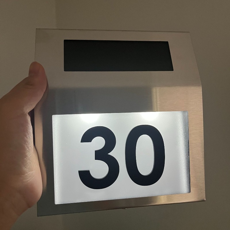 Personalizowany szyld z numere – Outdoor Power Number recenzja i cena