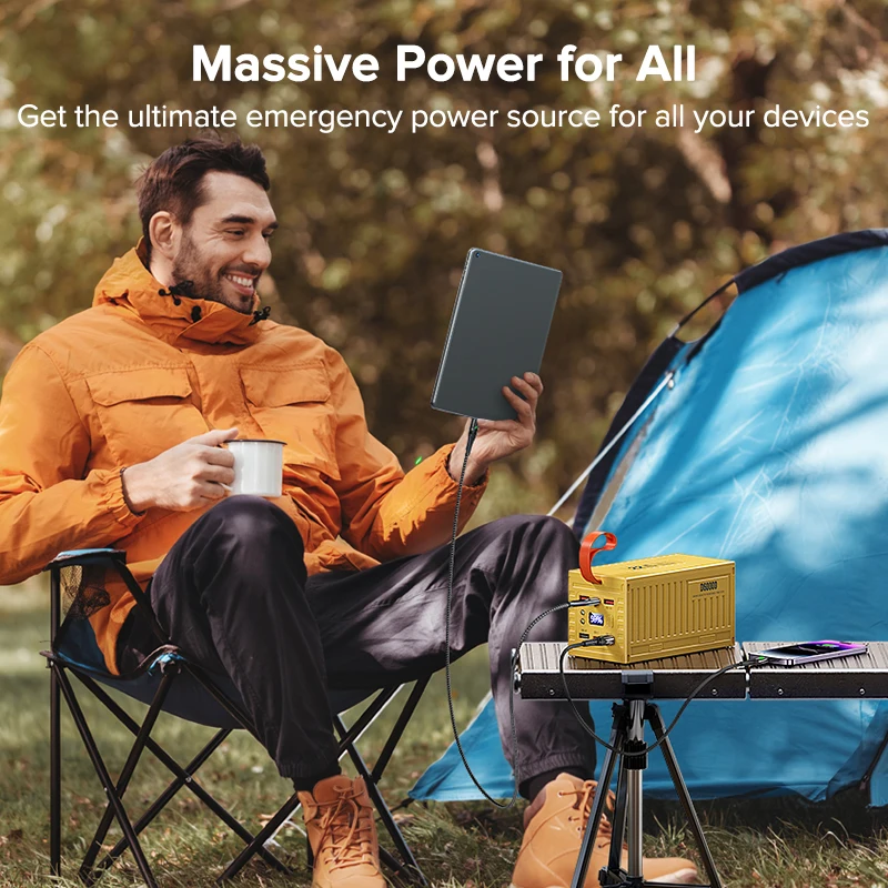 QOOVI 60000mAh Power Bank 22.5 – Outdoor Power Adapter Usb C recenzja i cena